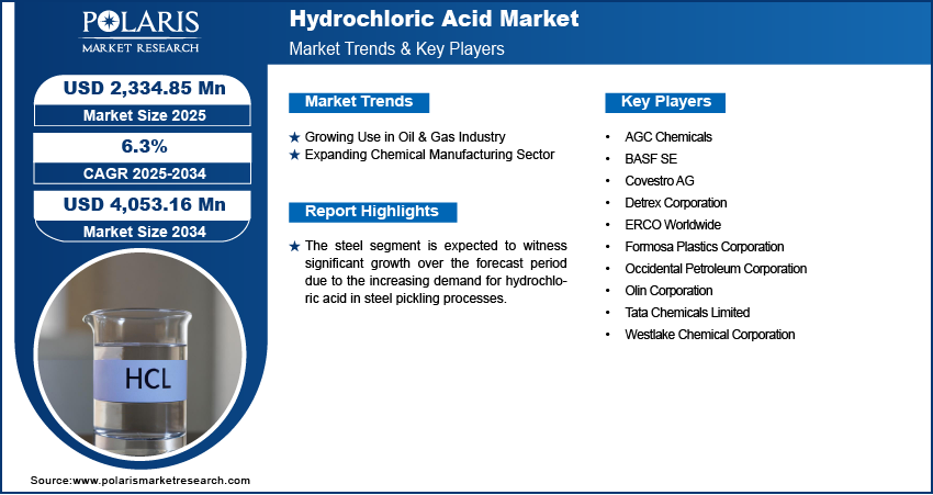 Hydrochloric Acid Market Size